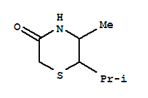(7ci)-6-异丙基-5-甲基-3-硫代吗啉结构式_90204-61-8结构式