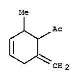 (9ci)-1-(2-甲基-6-亚甲基-3-环己烯-1-基)-乙酮结构式_90213-41-5结构式