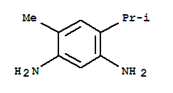 (9ci)-4-甲基-6-(1-甲基乙基)-1,3-苯二胺结构式_90332-87-9结构式