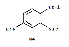 (9ci)-2-甲基-4-(1-甲基乙基)-1,3-苯二胺结构式_90332-88-0结构式