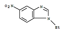 (9ci)-1-乙基-5-硝基-1H-苯并咪唑结构式_90349-15-8结构式
