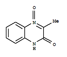 (7ci,9ci)-3-甲基-,4-氧化物2(1H)-喹噁啉酮结构式_90417-40-6结构式