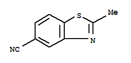 2-甲基-5-氰基苯并噻唑结构式_90418-93-2结构式