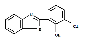 2-(2-苯并噻唑)-6-氯苯酚结构式_90481-39-3结构式