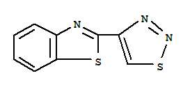 (7ci)-2-(1,2,3-噻二唑-4-基)-苯并噻唑结构式_90484-13-2结构式