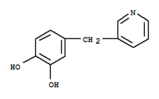 (9ci)-4-(3-吡啶甲基)-1,2-苯二醇结构式_90499-71-1结构式