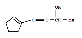 (7ci)-4-(1-环戊烯-1-基)-3-丁炔-2-醇结构式_90533-93-0结构式