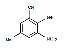 (7ci)-3-氨基-2,5-二甲基-苯甲腈结构式_90557-28-1结构式