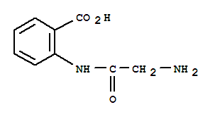 (9ci)-2-[(氨基乙酰基)氨基]-苯甲酸结构式_90557-83-8结构式