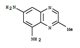 (7ci)-6,8-二氨基-2-甲基-喹噁啉结构式_90558-60-4结构式
