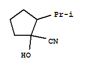 (7ci)-1-羟基-2-异丙基-环戊烷甲腈结构式_90608-01-8结构式