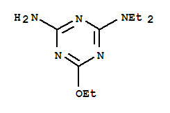 (9ci)-6-乙氧基-N,N-二乙基-1,3,5-三嗪-2,4-二胺结构式_90674-48-9结构式