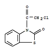 (9ci)-3-(氯乙酰基)-2(3H)-苯并噻唑酮结构式_90736-77-9结构式