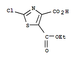 2-氯-5-(乙氧基羰基)-1,3-噻唑-4-羧酸结构式_907545-80-6结构式