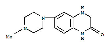  3,4-二氢-6-(4-甲基-1-哌嗪)-2(1H)-喹噁啉酮结构式_907965-66-6结构式