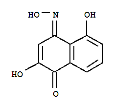 (7ci)-2,5-二羟基-1,4-萘醌结构式_90800-49-0结构式