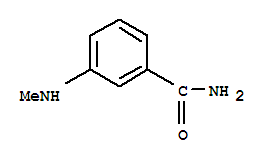 3-(甲基氨基)苯甲酰胺结构式_90817-19-9结构式