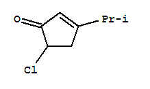 5-氯-3-(1-甲基乙基)-2-环戊烯-1-酮结构式_908302-41-0结构式