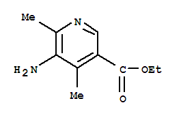 (7ci)-5-氨基-4,6-二甲基-烟酸乙酯结构式_90873-35-1结构式