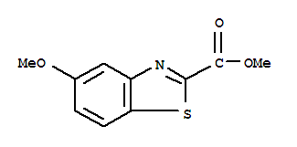 (7ci)-5-甲氧基-2-苯并噻唑羧酸甲酯结构式_90924-53-1结构式