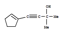 (7ci,9ci)-4-(1-环戊烯-1-基)-2-甲基-3-丁炔-2-醇结构式_90925-05-6结构式