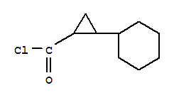 (6ci,7ci)-2-环己基-环丙烷羰酰氯结构式_90972-94-4结构式