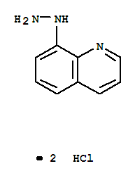 8-肼基喹啉双盐酸盐结构式_91004-61-4结构式