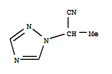 (9ci)-alpha--甲基-1H-1,2,4-噻唑-1-乙腈结构式_91040-87-8结构式