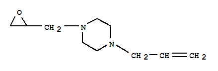 (9ci)-1-(环氧乙烷甲基)-4-(2-丙烯基)-哌嗪结构式_91087-27-3结构式