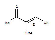 (z)-(9ci)-4-羟基-3-(甲基硫代)-3-丁烯-2-酮结构式_91157-88-9结构式