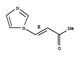 (e)-(9ci)-4-(1H-咪唑-1-基)-3-丁烯-2-酮结构式_91164-84-0结构式