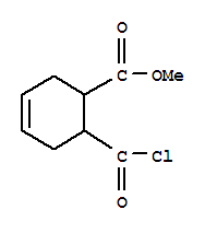 (7ci)-6-(氯甲酰基)-3-环己烯-1-羧酸甲酯结构式_91179-09-8结构式