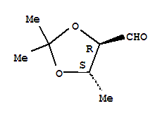 1,3-Dioxolane-4-carboxaldehyde, 2,2,5-trimethyl-, trans-(9ci)Structure,91237-23-9Structure 1,3-Dioxolane-4-carboxaldehyde, 2,2,5-trimethyl-, trans-(9ci) Structure,91237-23-9Structure