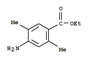 (7ci)-4-氨基-2,5-二甲基-苯甲酸乙酯结构式_91246-69-4结构式