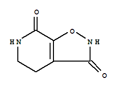 (9ci)-5,6-二氢-异噁唑并[5,4-c]吡啶-3,7(2H,4h)-二酮结构式_91305-43-0结构式