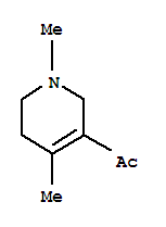 (9ci)-1-(1,2,5,6-四氢-1,4-二甲基-3-吡啶)-乙酮结构式_91324-23-1结构式