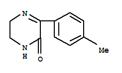 (7ci)-5,6-二氢-3-对甲苯-2(1H)-吡嗪酮结构式_91426-87-8结构式