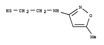 (9ci)-2-[(5-甲基-3-异噁唑基)氨基]-乙烷硫醇结构式_91438-41-4结构式