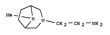 (7ci)-3-(2-氨基乙基)-8-甲基-3,8-二氮杂双环[3.2.1]辛烷结构式_91445-47-5结构式