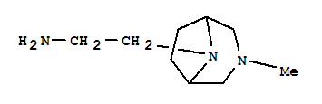 (7ci)-8-(2-氨基乙基)-3-甲基-3,8-二氮杂双环[3.2.1]辛烷结构式_91445-48-6结构式