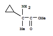 (9ci)-alpha-氨基-alpha-甲基-环丙烷乙酸结构式_91456-37-0结构式