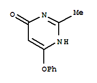 (9ci)-2-甲基-6-苯氧基-4(1H)-嘧啶酮结构式_91520-66-0结构式