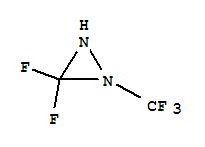 (9ci)-3,3-二氟-1-(三氟甲基)-二氮丙啶结构式_91523-64-7结构式