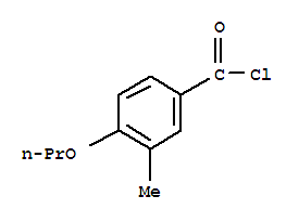 (7ci)-4-丙氧基-M-甲苯酰氯结构式_91552-45-3结构式