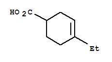 (9ci)-4-乙基-3-环己烯-1-羧酸结构式_91676-77-6结构式