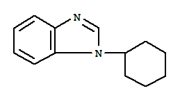 (9ci)-1-环己基-1H-苯并咪唑结构式_91820-88-1结构式