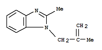 (9ci)-2-甲基-1-(2-甲基-2-丙烯基)-1H-苯并咪唑结构式_91917-99-6结构式