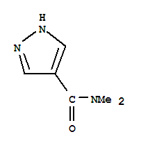 (9ci)-N,N-二甲基-1H-吡唑-4-羧酰胺结构式_91918-13-7结构式