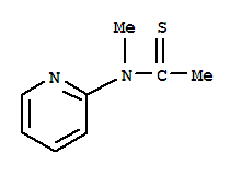 n-甲基-n-2-吡啶-乙烷硫代酰胺结构式_92053-37-7结构式