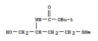 1-羟基-4-(甲基硫代)-2-丁基氨基甲酸叔丁酯结构式_92148-47-5结构式